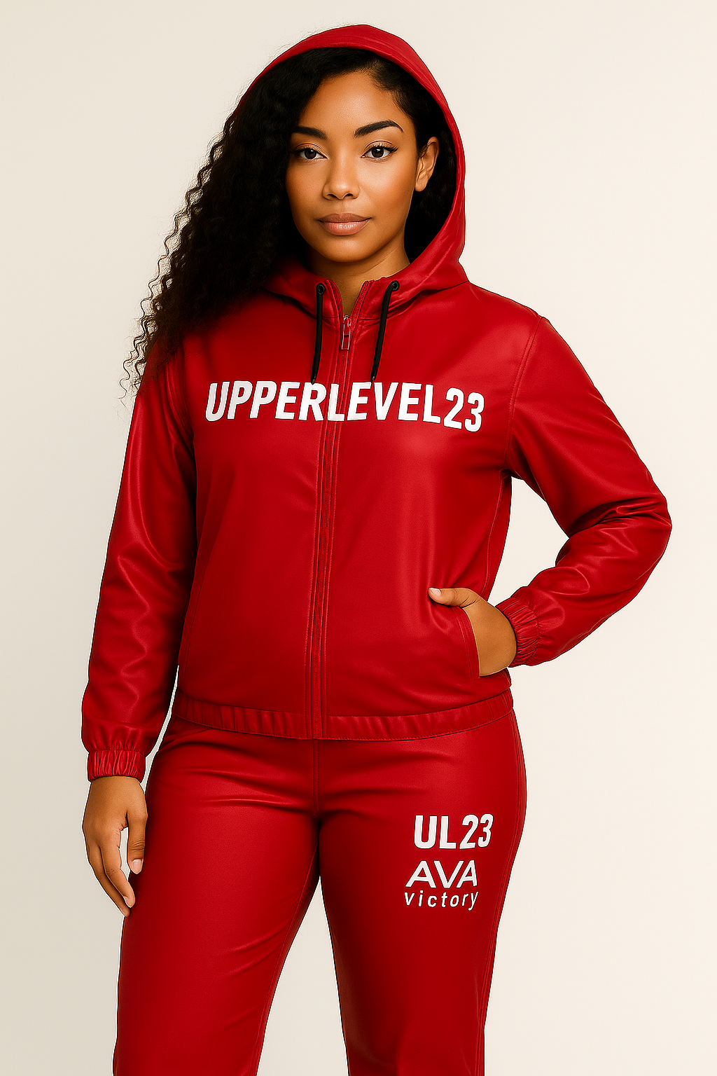 UL23 Sauna Suit Red Sauna Suit