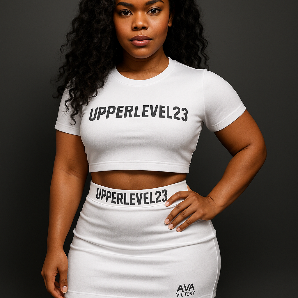 (Copy) UL23 A.V.A Victory White Ice Skirt Set